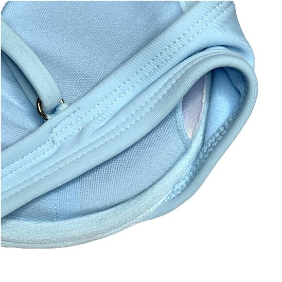 Xhiliration Junior's Women's Blue Shirred Underwire Adjustable Bikini Top New! - Picture 5 of 12